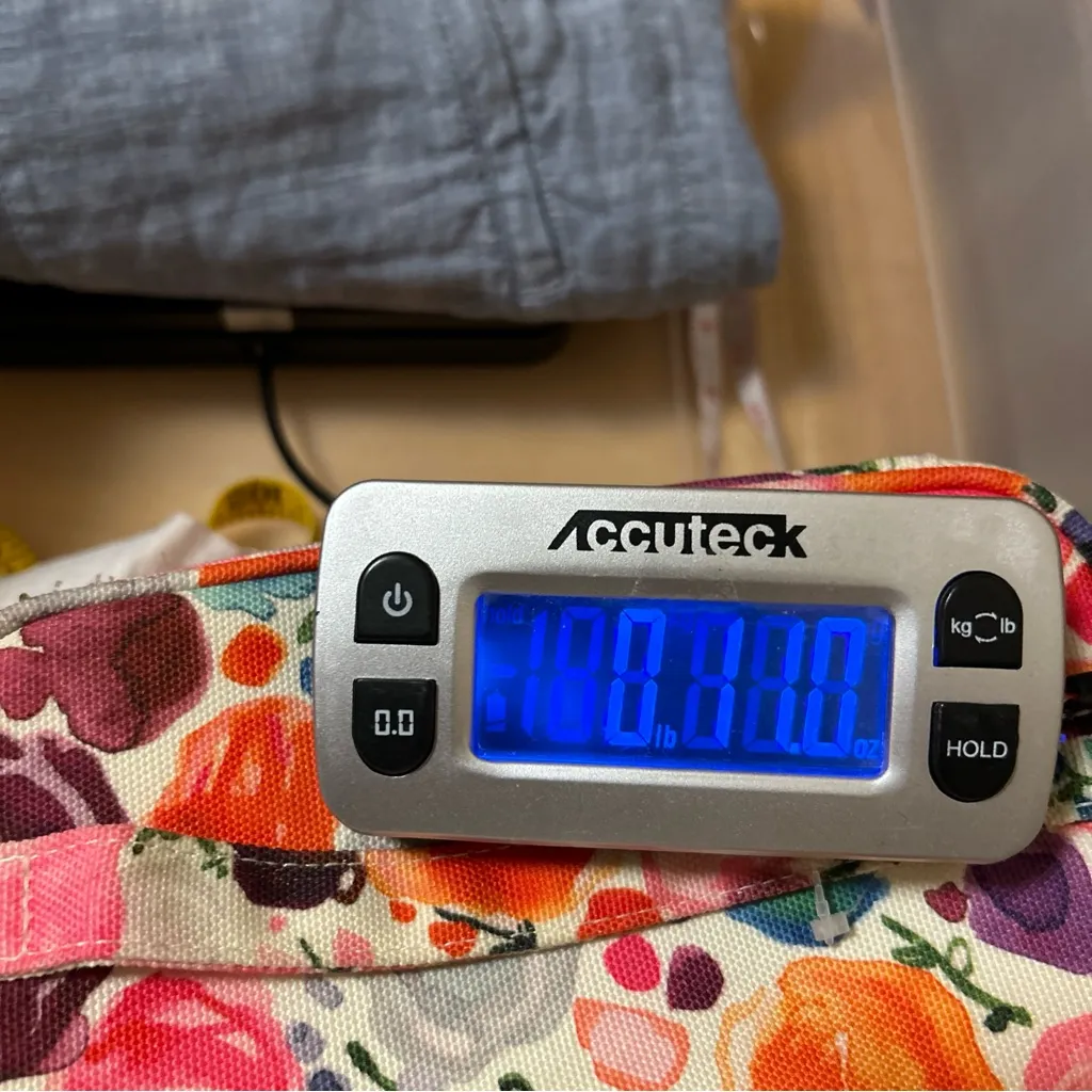 Athleta Pant Women Size 4 Blue Linen Lounge Vacation Travel Coastal Beach Resort - Image 9