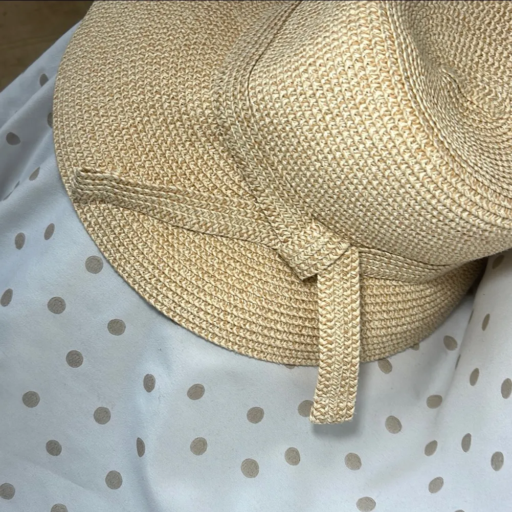 Chic Beige Women's Wide Brim Hat Tan - Image 5