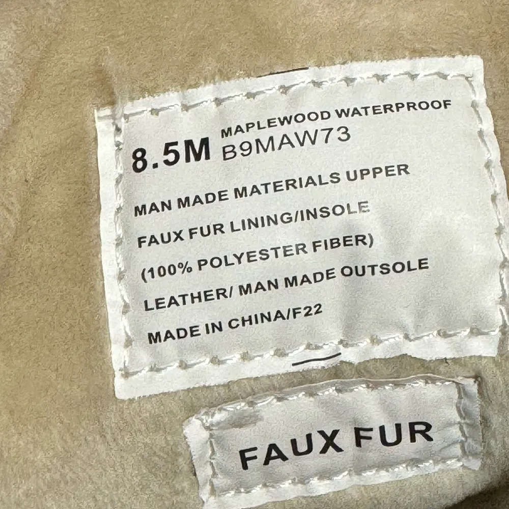 JBU BY JAMBU Maplewood Duck Rain Boots 8.5 Navy/Tan $70 Retail NWT - Image 3