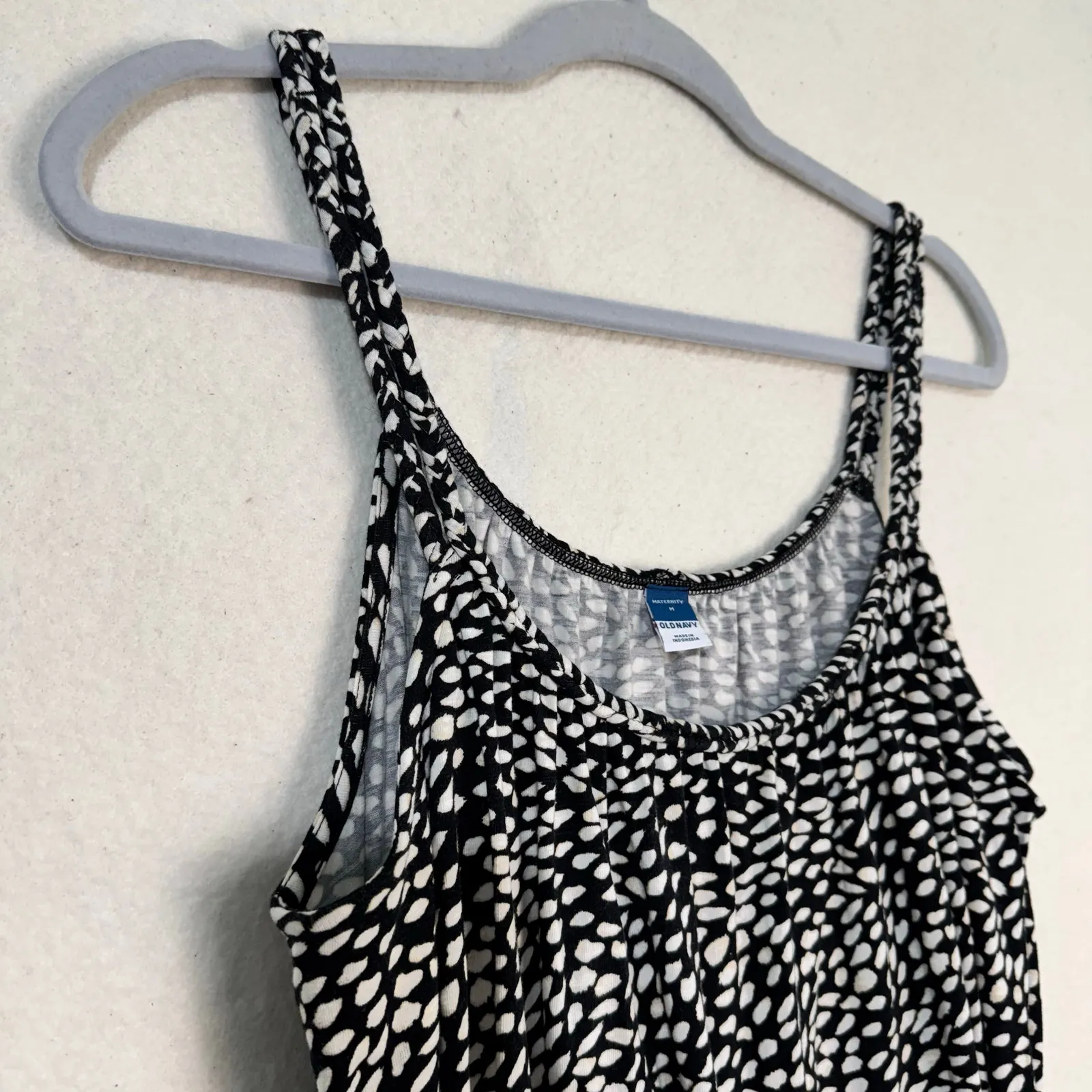 Old Navy Black Dots Sleeveless Tie - Image 7