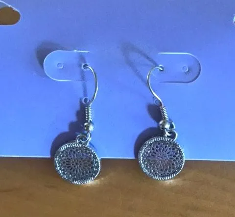 Necklace Earings Set Silver - Image 2