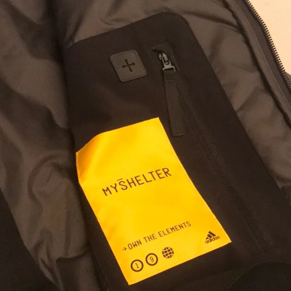 NWT Adidas Woman’s Jacket size S Grey Green in color super warm lots of pockets - Image 6