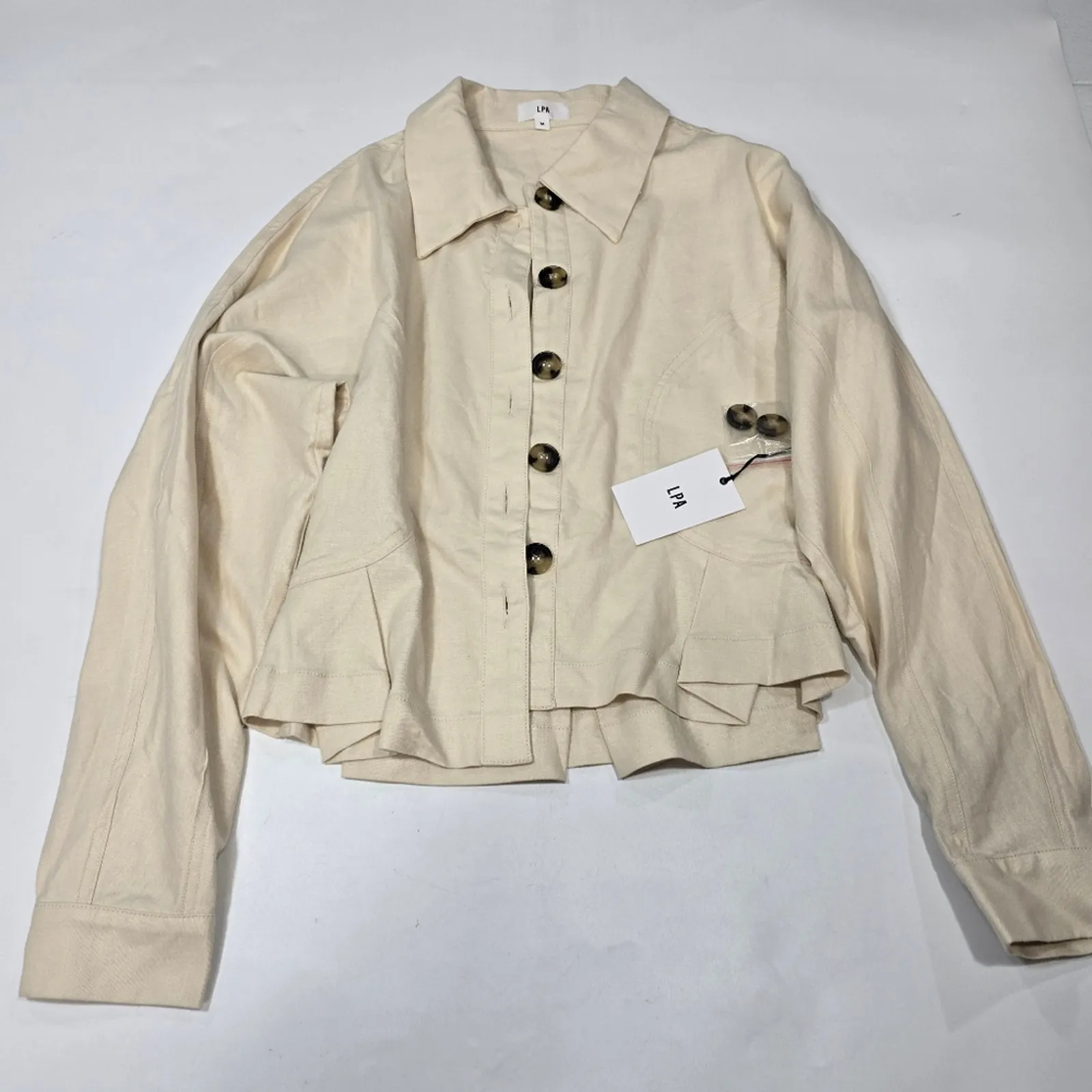 LPA Easton Jacket in Oatmeal Medium - Image 3