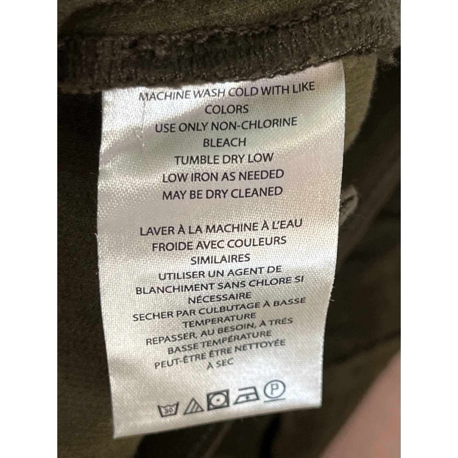 Pilcro Brown Corduroy Flare Cropped Pants Women’s Size S Stretch Cotton Velvet - Image 9