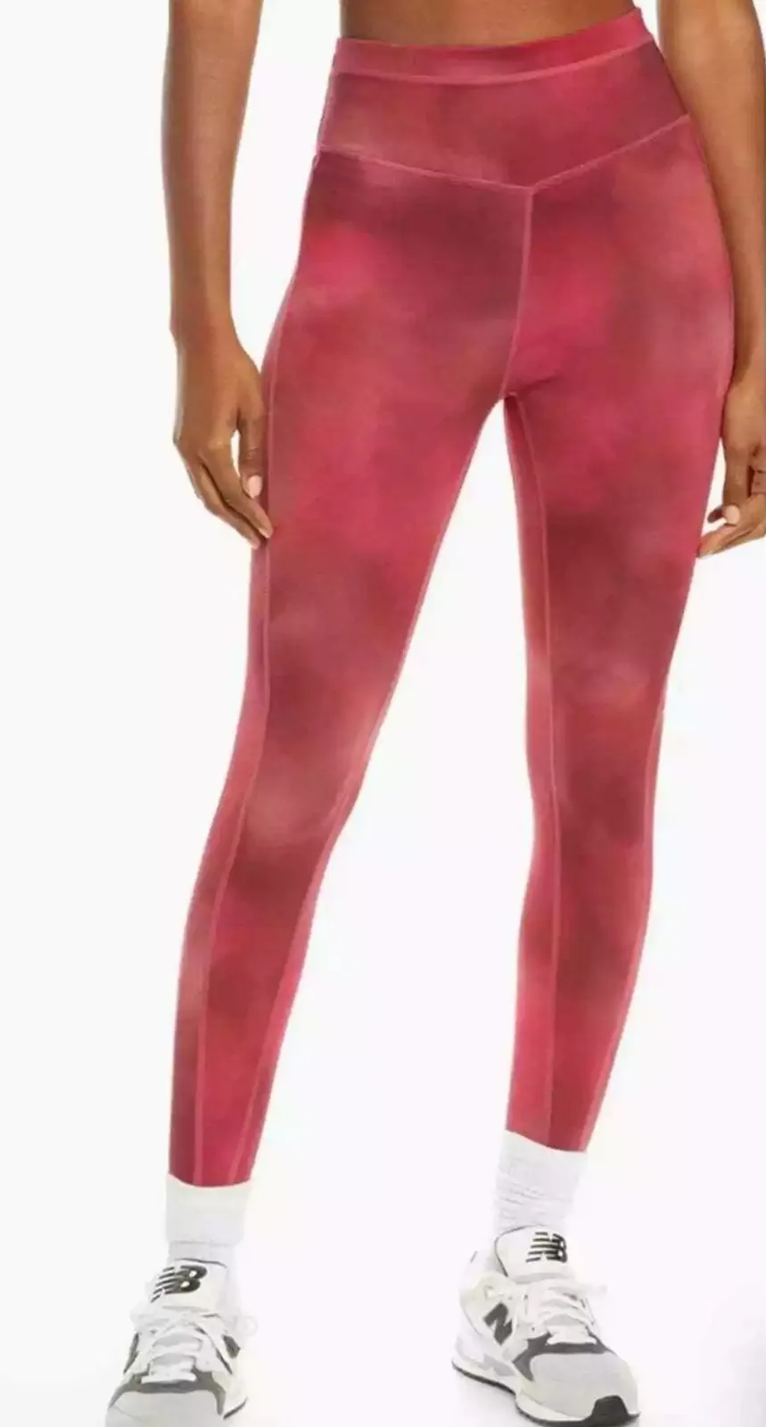 Free People FP Movement Reversible Beat the Heat Leggings Red Combo Size Medium - Image 1