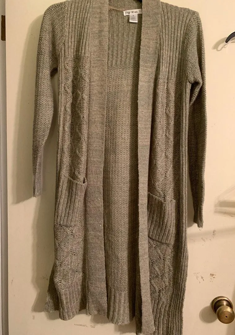 Say What? Neutral  Cardigan - Image 2