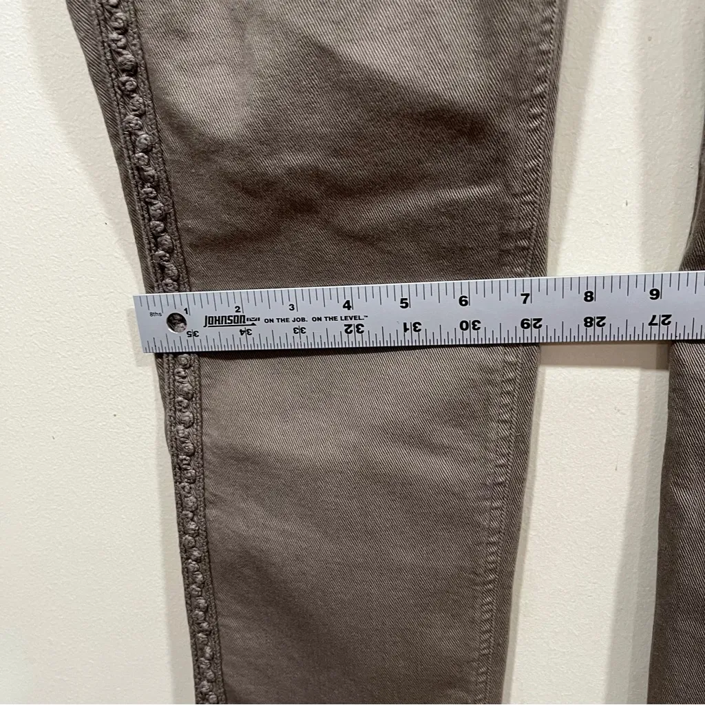 ETRO Milano Italy Pattern Denim Skinny Jeans Designer Y2K Women EU 32 - Image 4