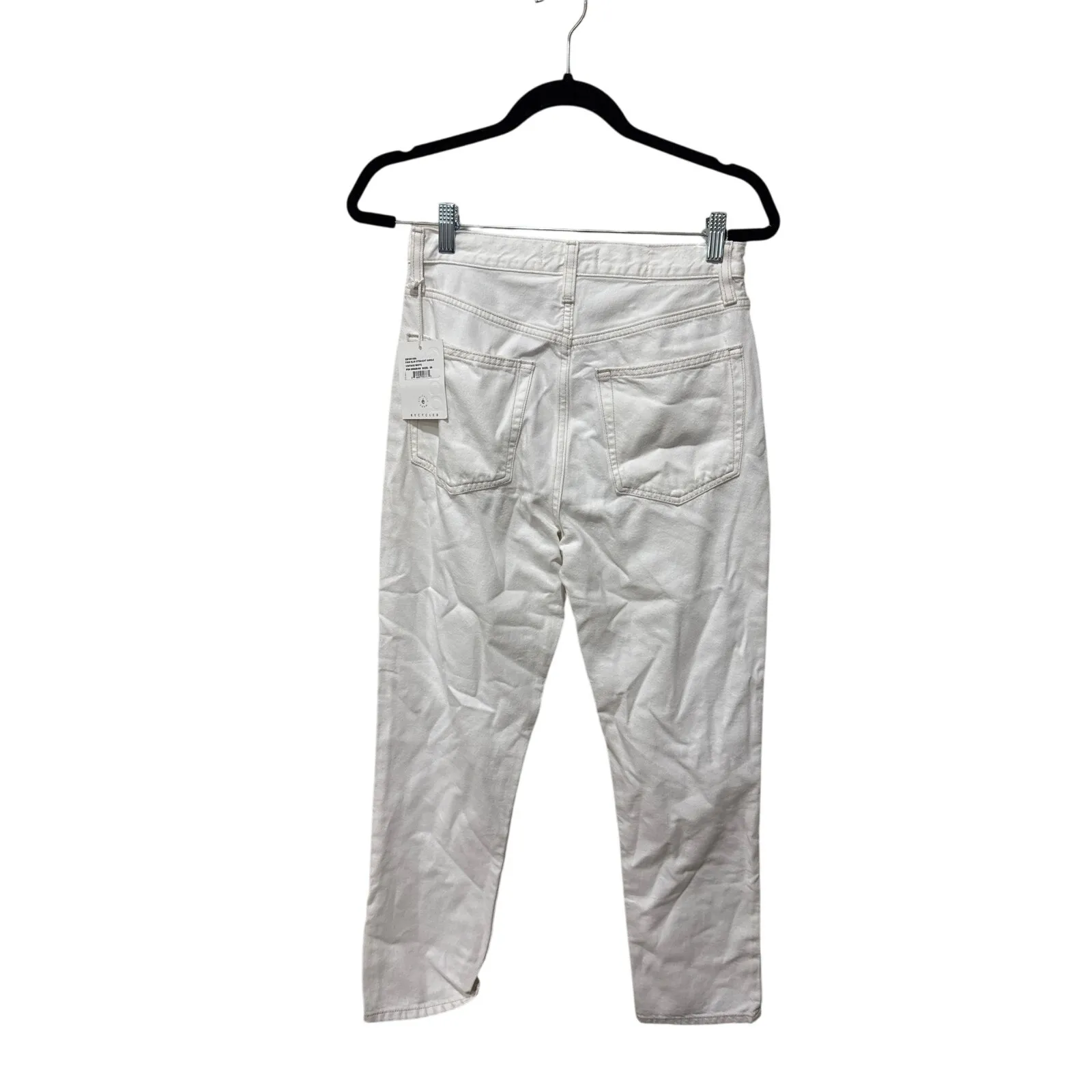 ETICA Finn Slim Straight Jean Size 26 New with Tags‎ White - Image 6
