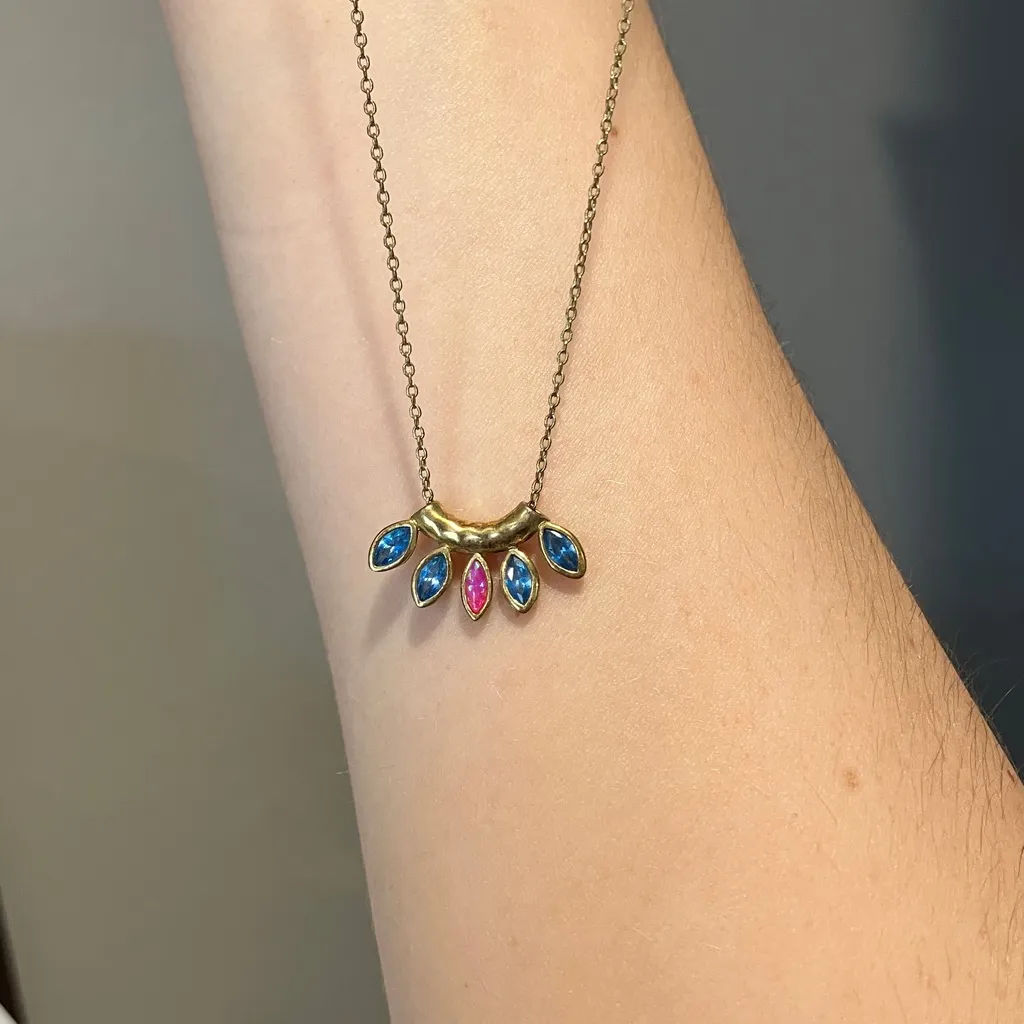 Gorjana Rumi Burst Adjustable Necklace, 18" - Image 3