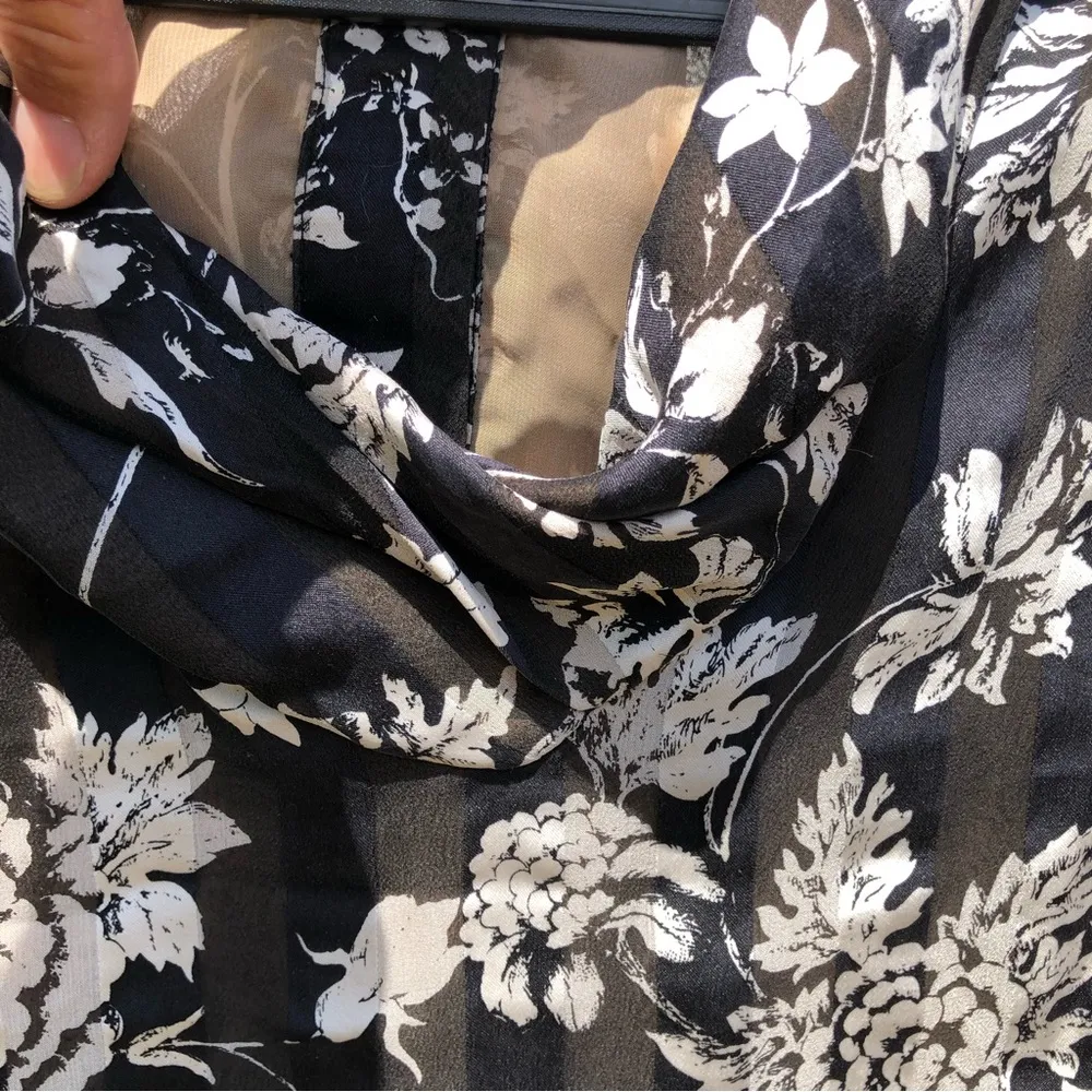 Carlisle Vintage Silk Back Button Blouse Top 14 - Image 2