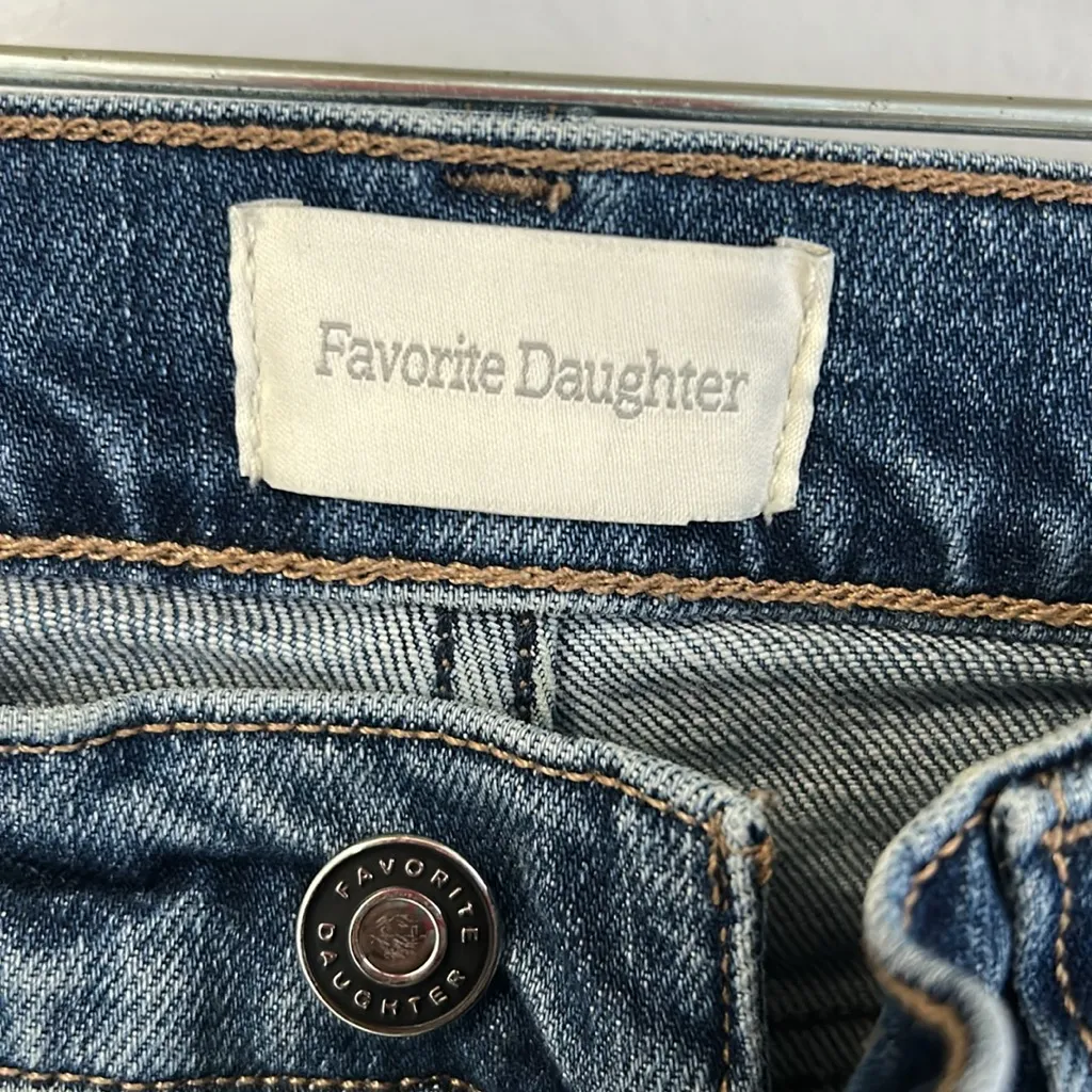 Favorite Daughter The Erin High Rise Slim Straight Jeans Size 24 - Image 9