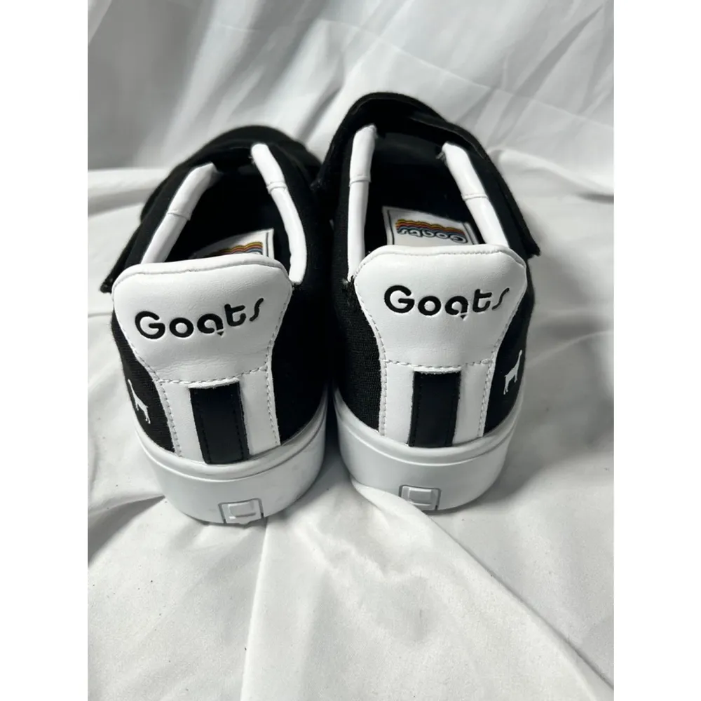 Goats The 728W Women’s Sneakers Black Size 7.5 Criss Cross‎ Velcro Straps - Image 2
