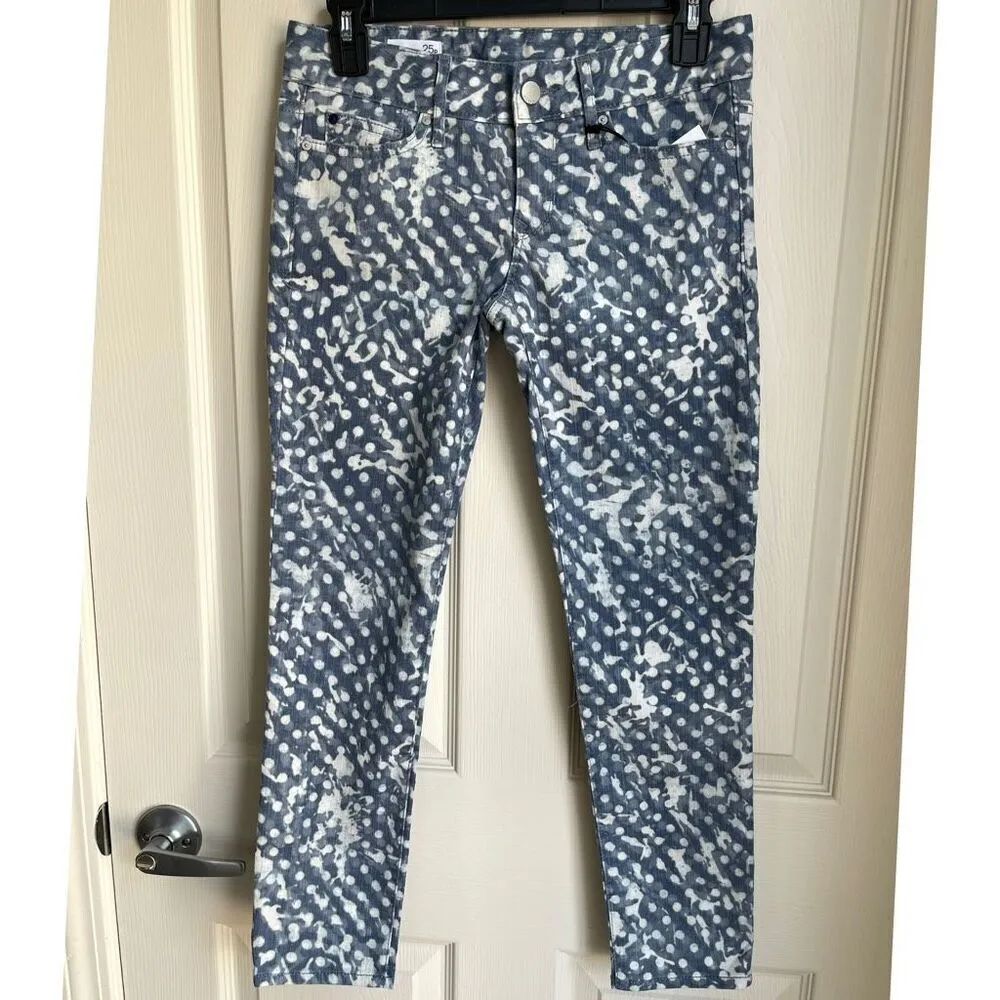 NWT GAP 1969 Low Rise Always Skinny Jeans (Blue Polka Dot) - 25P - Image 3