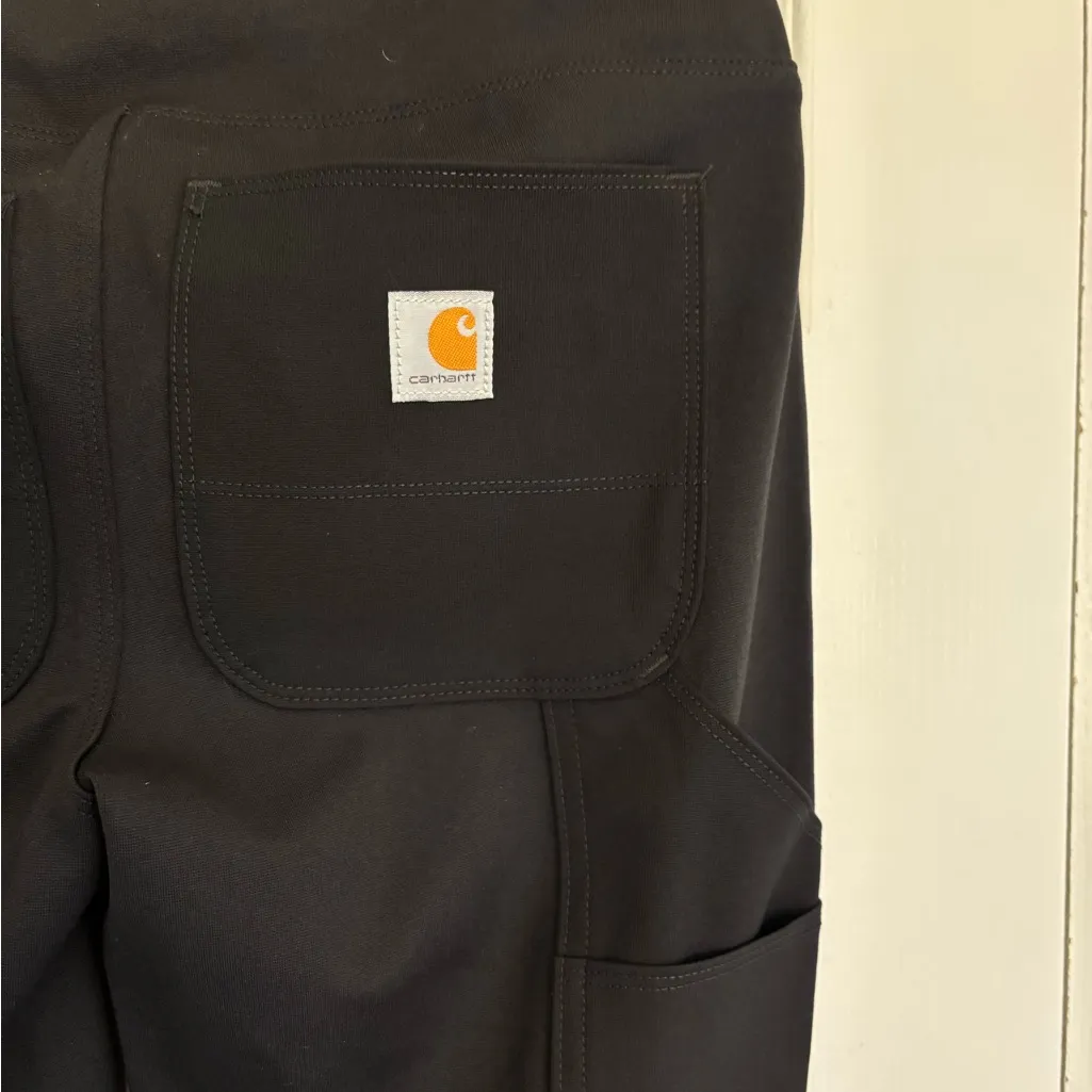 Carhartt Women’s Cargo Leggings Size XS (0–2) | Black Stretch Utility Pants NWT - Image 4