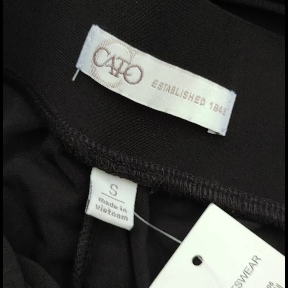 Cato Flowy Elastic Wide Leg Black Pants - Image 6