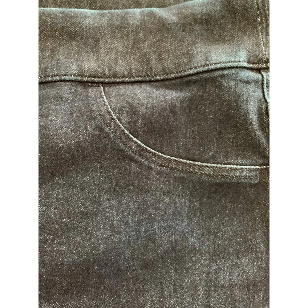 Lane Bryant high rise ultimate stretch dark wash jeggings plus size woman’s 28 - Image 6