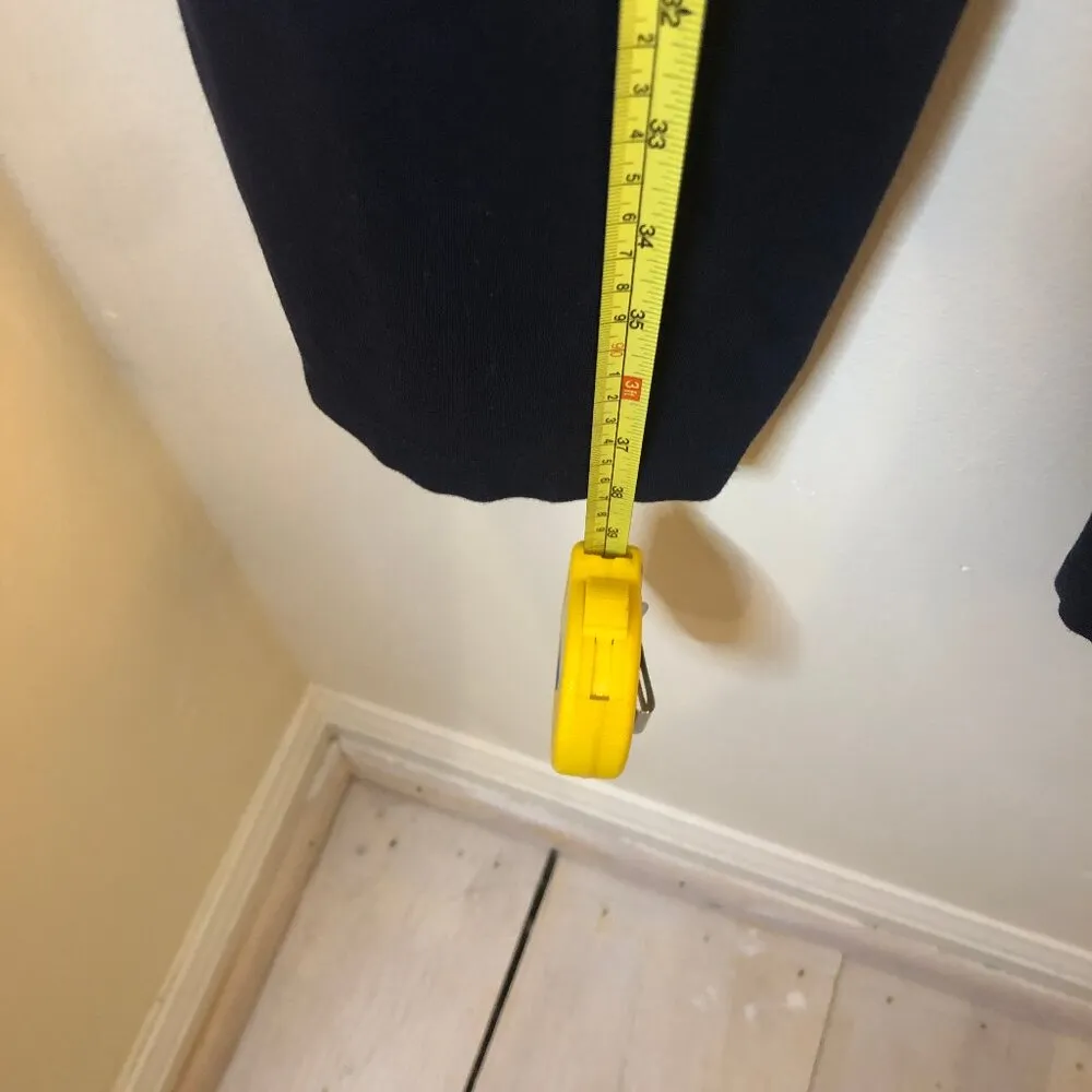 Betabrand EUC Classic Dress Yoga Pant - Navy Blue - Straight Leg - Size M - Image 6