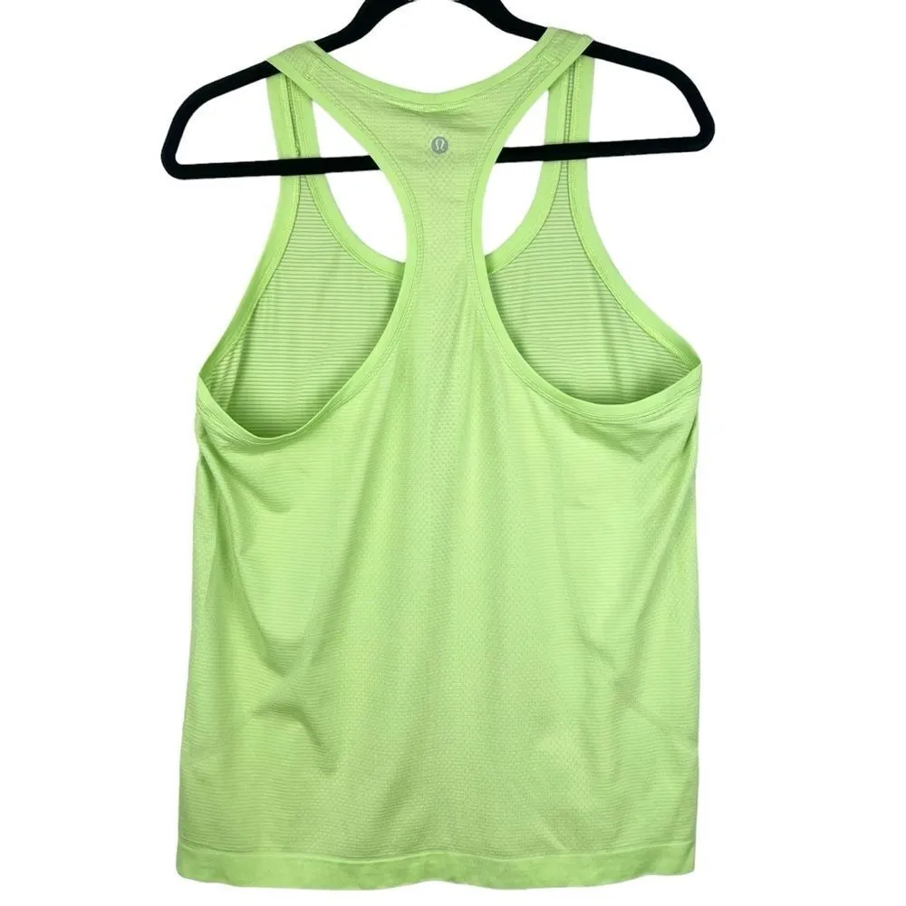 Swiftly Tech Racerback Tank 2.0 Sz 12 Green Neo Running Workout - Image 2