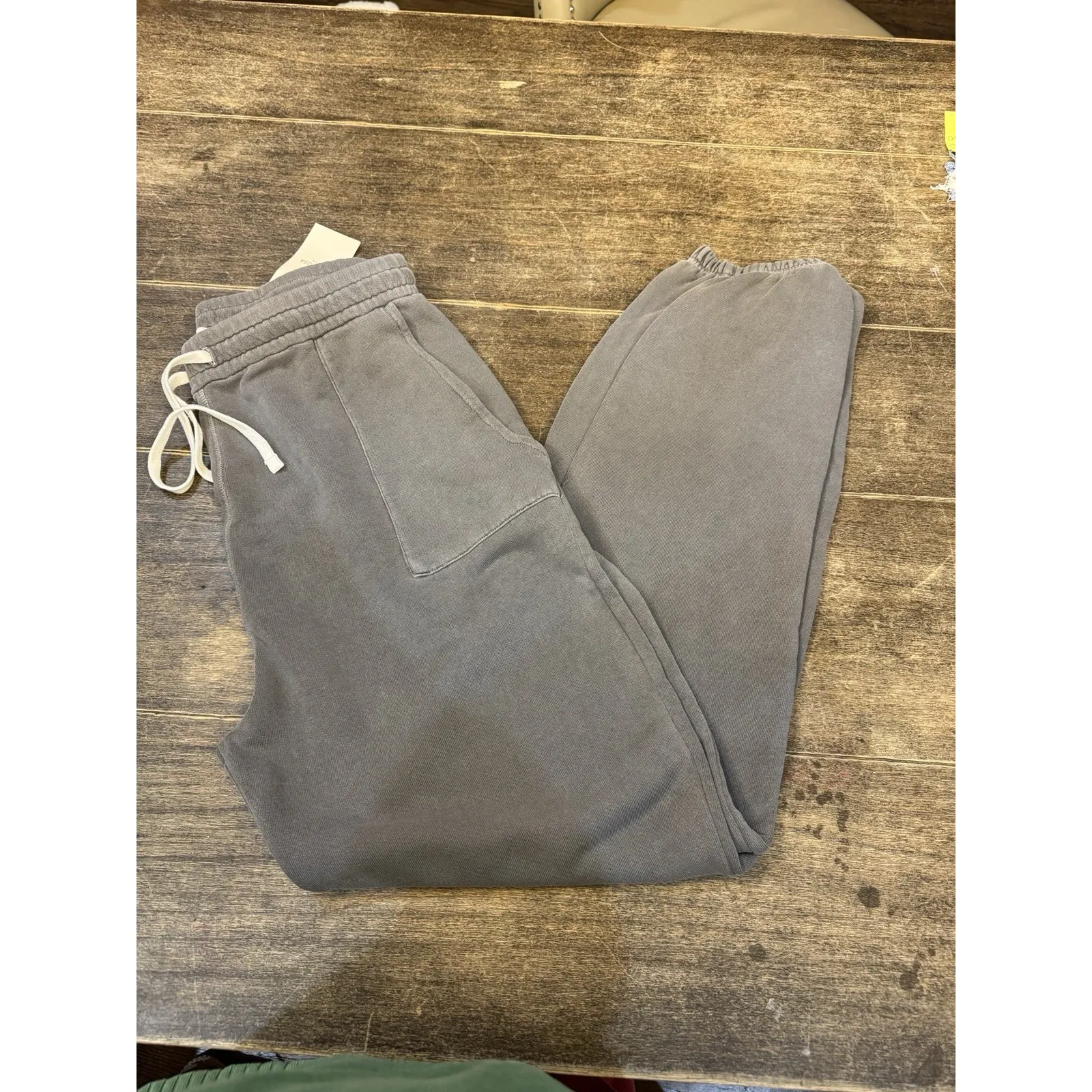 Revolve Tularosa Cotton Sweatpants Organic Benny Jogger Grey Size XL NEW $158 - Image 2