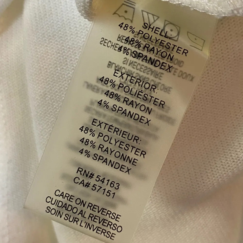 Calvin Klein Women’s Bell Sleeve Sweater Cream Size S NWT - Image 8