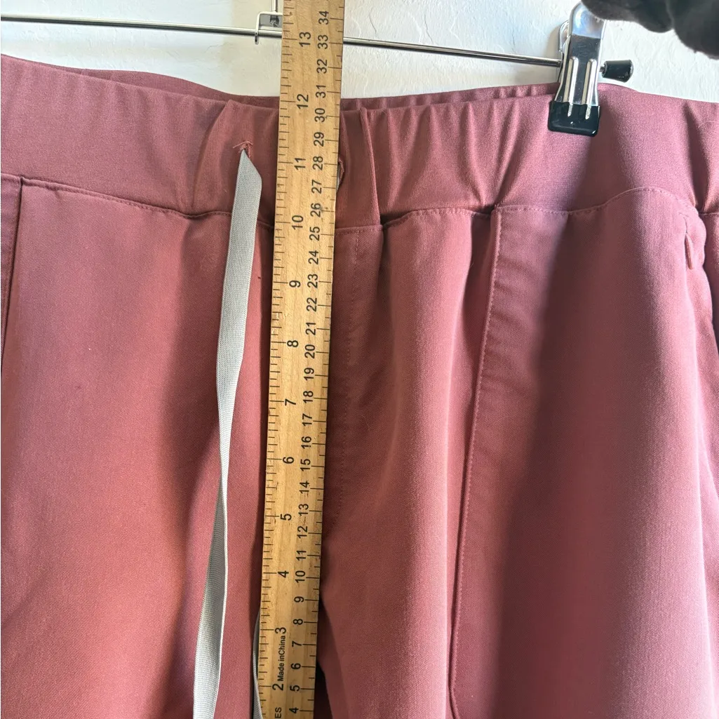Limited Ed Figs Womens Mauve Zamora High Waisted Jogger Scrub Pants 2XL - Image 4