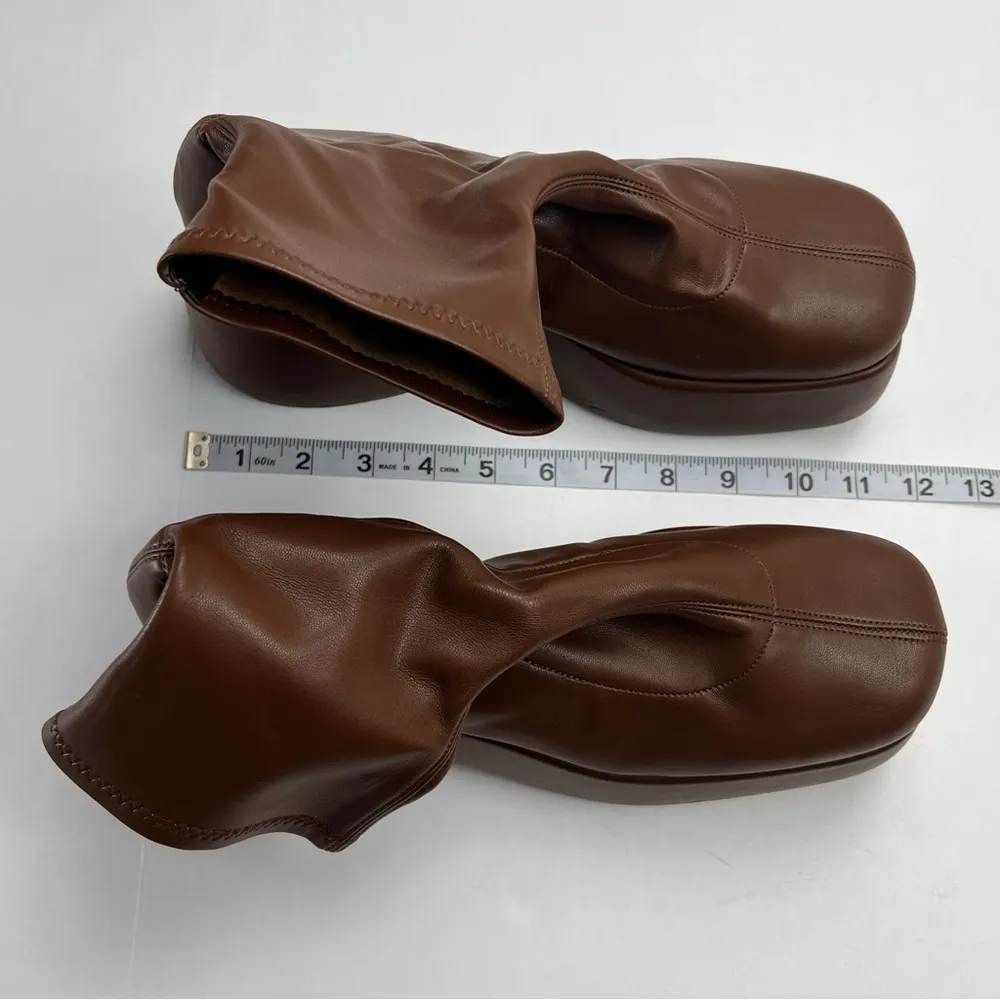 Simon Miller Hustler Vegan Leather Ankle Boot Women SZ 40 10 Brown Platform NWOT - Image 8