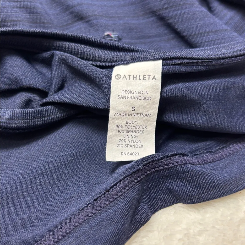Athleta‎ Pacifica Dark Blue Muscle Tee Contoured Tank Size S - Image 10