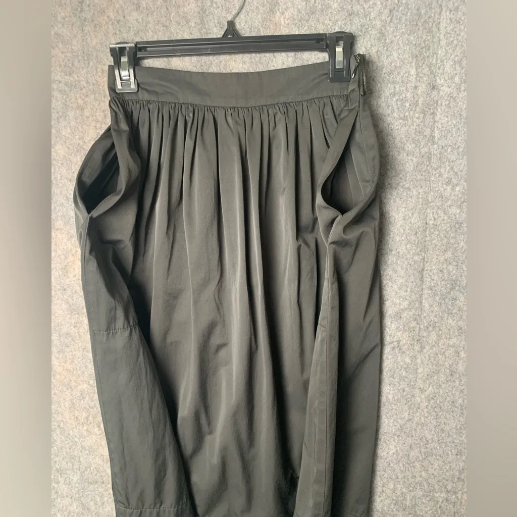 Zara Women Size XS Midi Retro Flare‎ Modest Skirt Pockets - Image 3