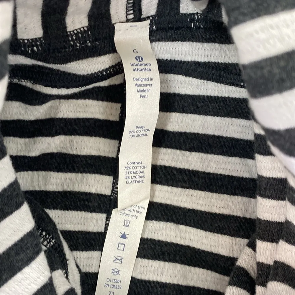 Lululemon Gray Long Sleeve Cowl Neck Athletic Top 6 - Image 3