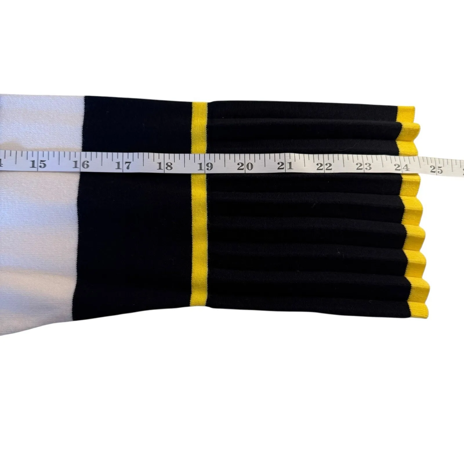 NWT Talbots Navy White Stripe Pullover Sweater Pleated Cuffs Nautical Coastal LG - Image 8