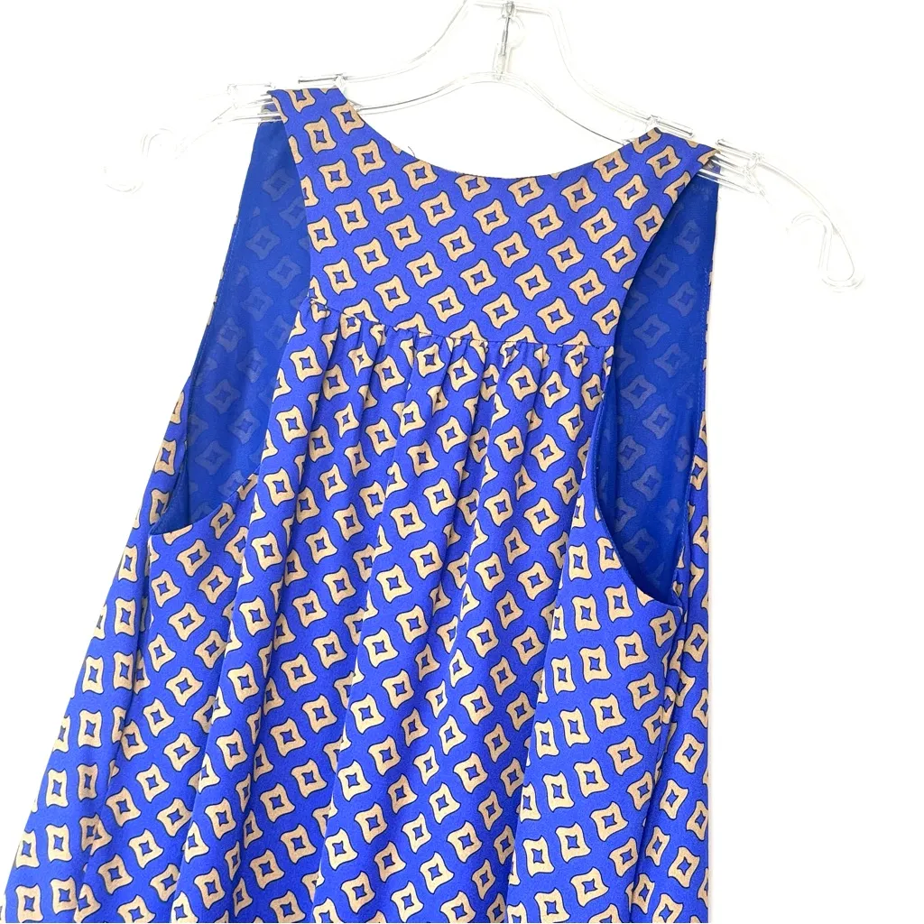 Anthropologie Hazel Blue Trapeze Shift Dress - Image 6