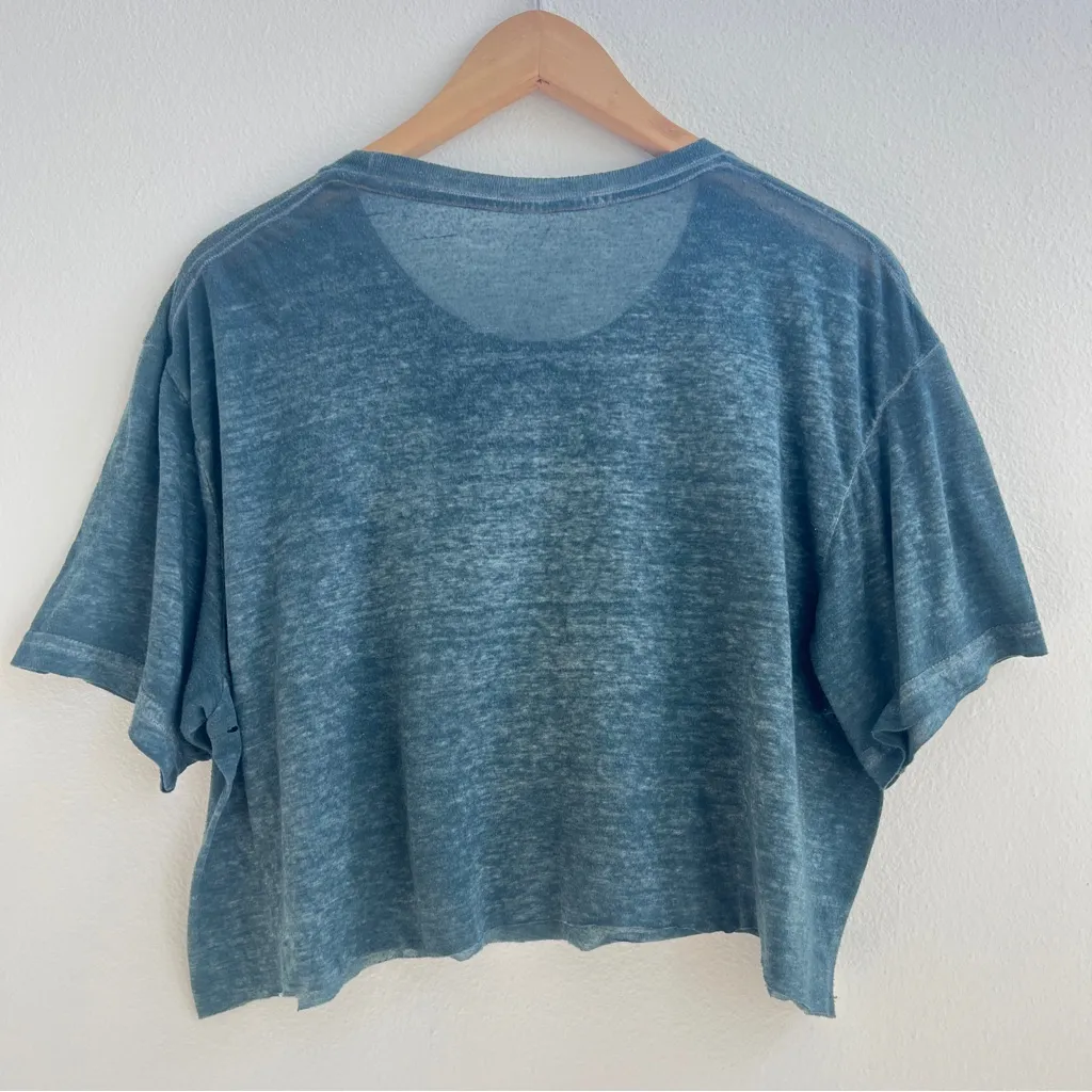 Guns N' Roses cropped Tee Gray Size L - Image 6