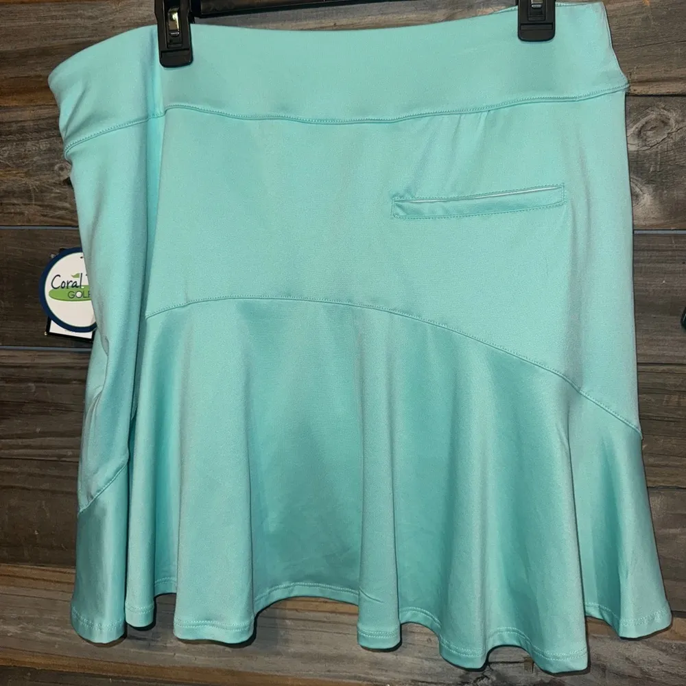 Coral Bay Golf- NWT- women’s large Golf skirt with pant lining- blue - Image 2