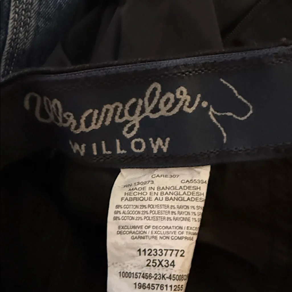Wrangler riding jeans WILLOW Black 25 x 34 ultimate riding jean higher back - Image 11