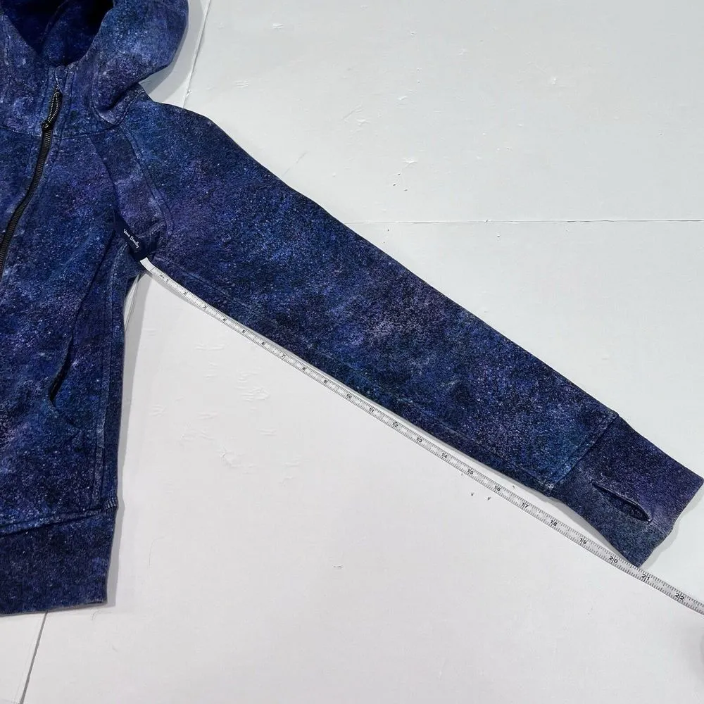 Lululemon Scuba Hoodie‎ Sweatshirt Fleece Polar Lights Blue Size 4 - Image 12