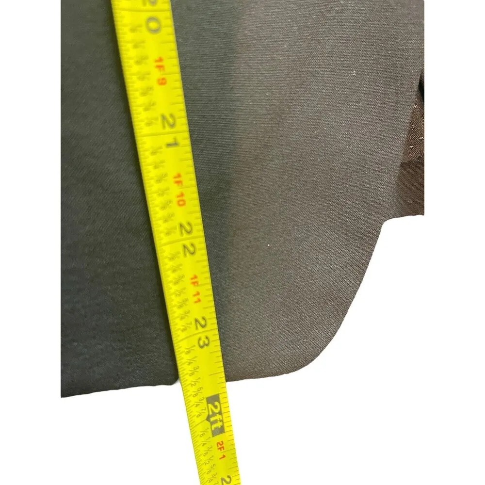 Ann Taylor Black Two Button Career Business 0P Long Sleeve V-neck Blazer - Image 6