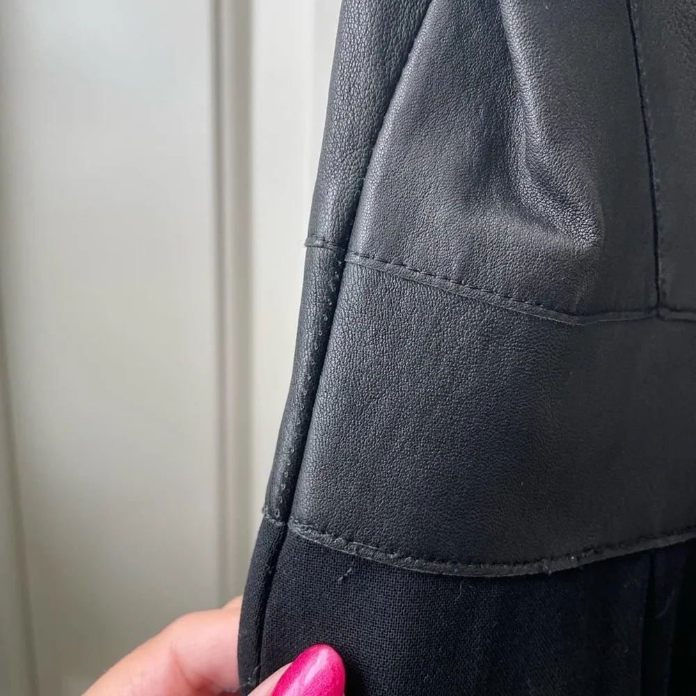 Akris Punto Leather Dress Black - Image 78