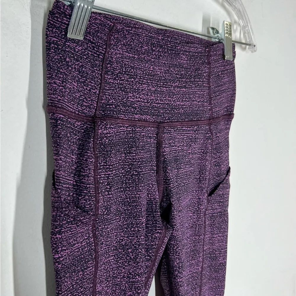 Lululemon Fast & Free 7/8 Tight II Nulux Salt Dark Mystic Black - Image 4