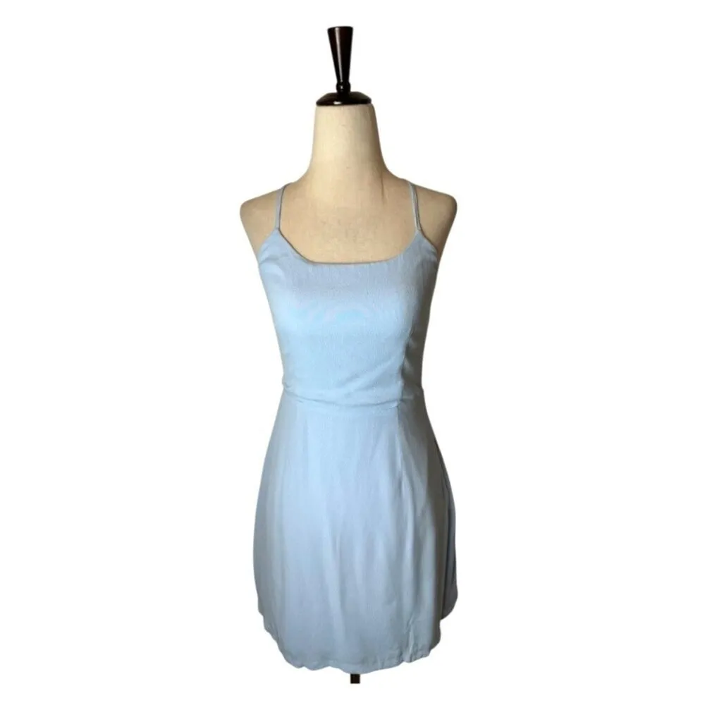 NBD Dress Women Small Blue Lace Up Back Fit And Flare Mini Party Cocktail - Image 3