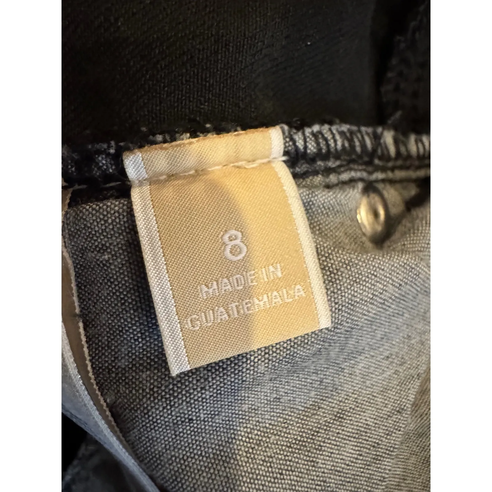 Michael Kors Jeans Women 8 Black Denim Cotton Blend Skinny Mid Rise‎ Streetwear - Image 9