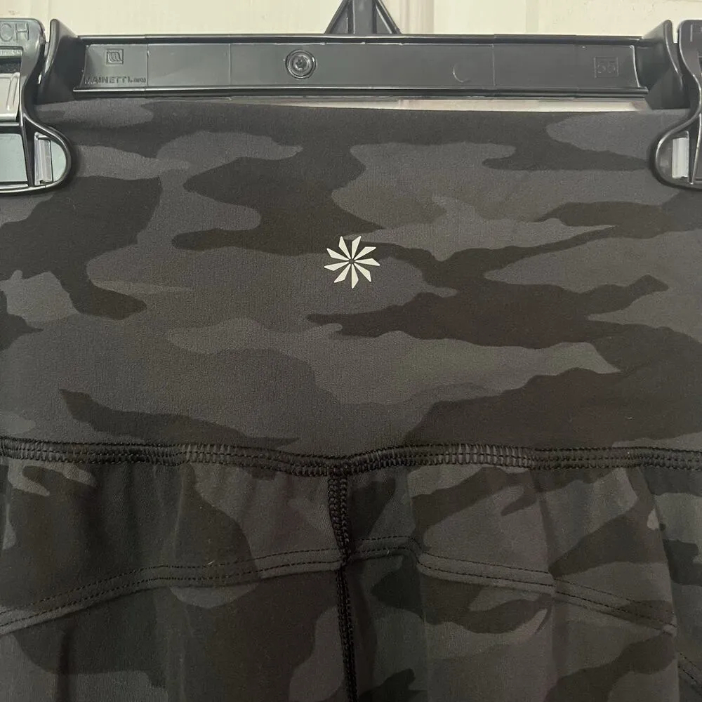 Athleta Salutation Camo Jogger Pants Athletic Camouflage Gray Black Size S Small - Image 6