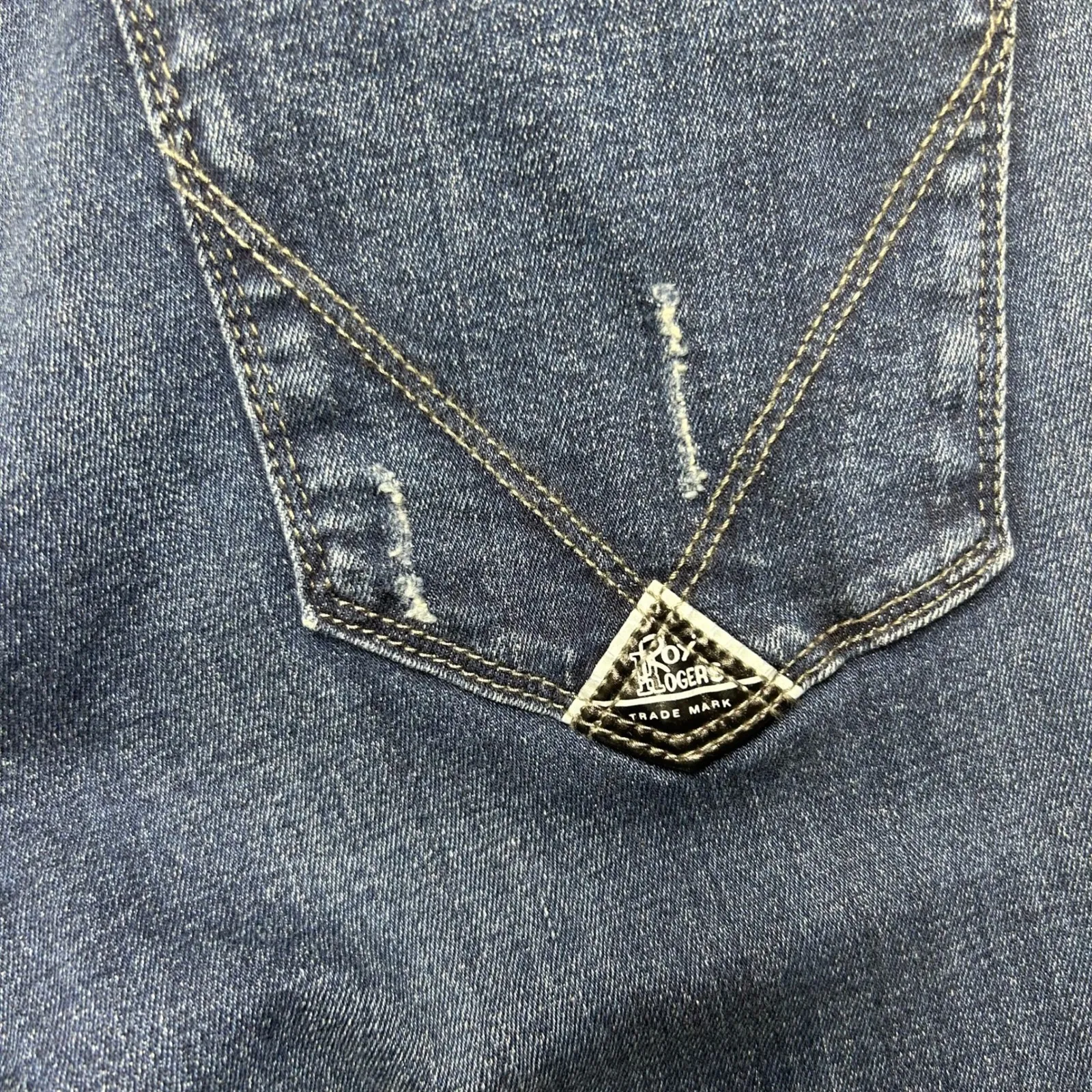 Roy Rogers Mel Woman Denim Super Stretch Jeans Womens Size 31 Bootcut‎ Blue - Image 11