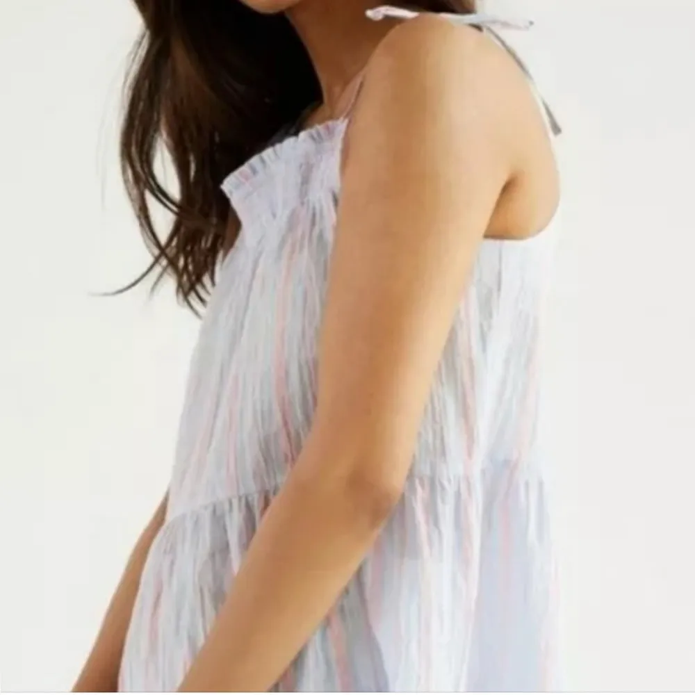 Anthopologie Maeve Striped Top Tiered Sleeveless in size Small - Image 2