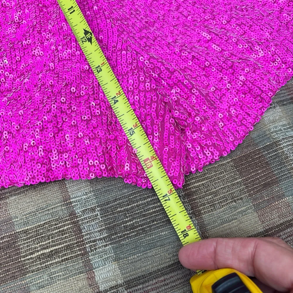 Generation Love High Waist Pink Sequin Shorts - Image 3