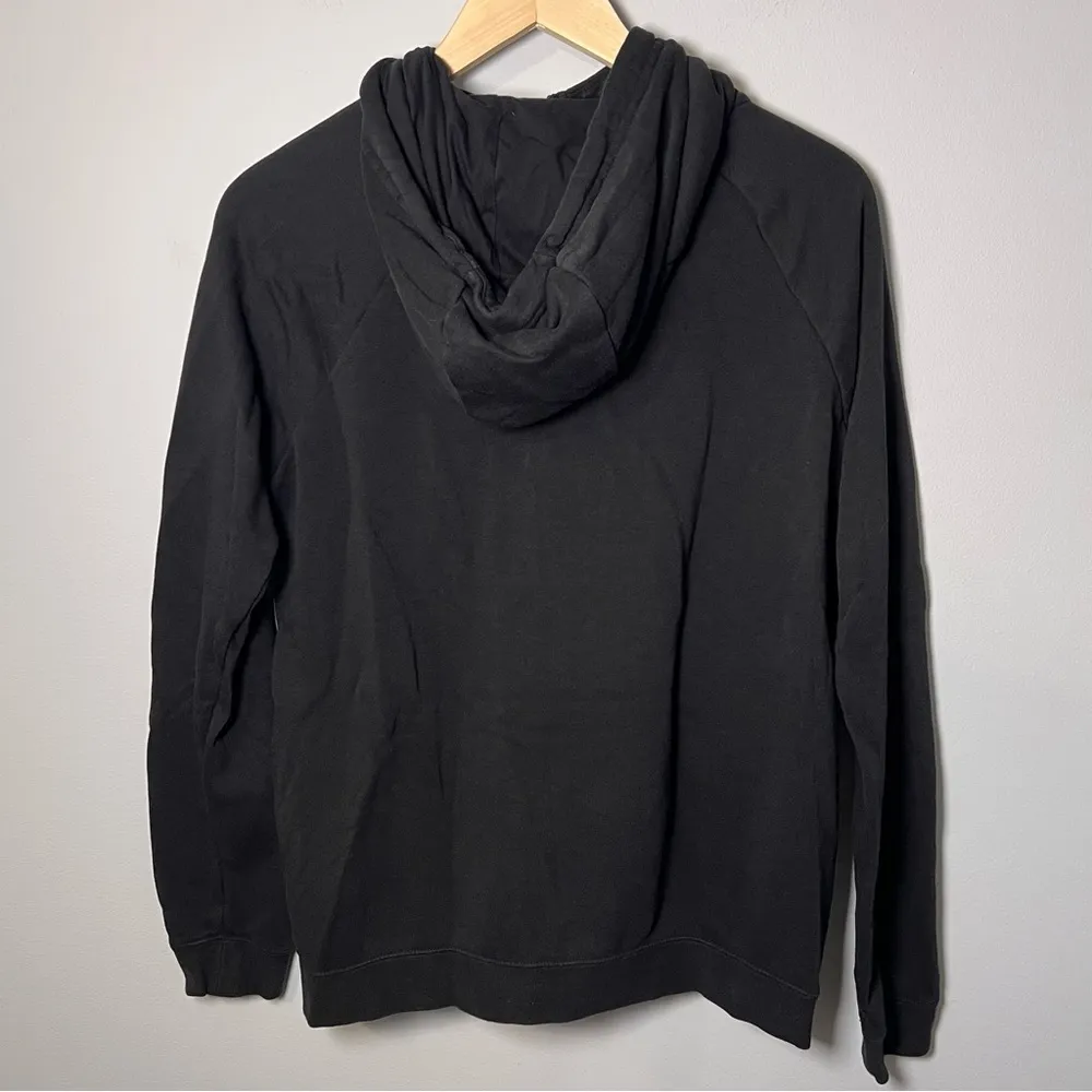 Nike Women's size M Sportswear Club Fleece Full-Zip Hoodie Black Jacket - Soft! - Image 4