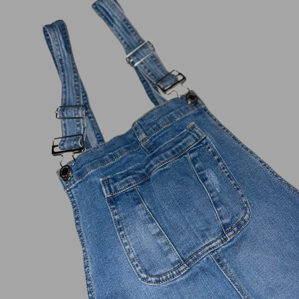 Indigo Size Medium Blue Maternity Light Wash Denim Apparel - Image 3