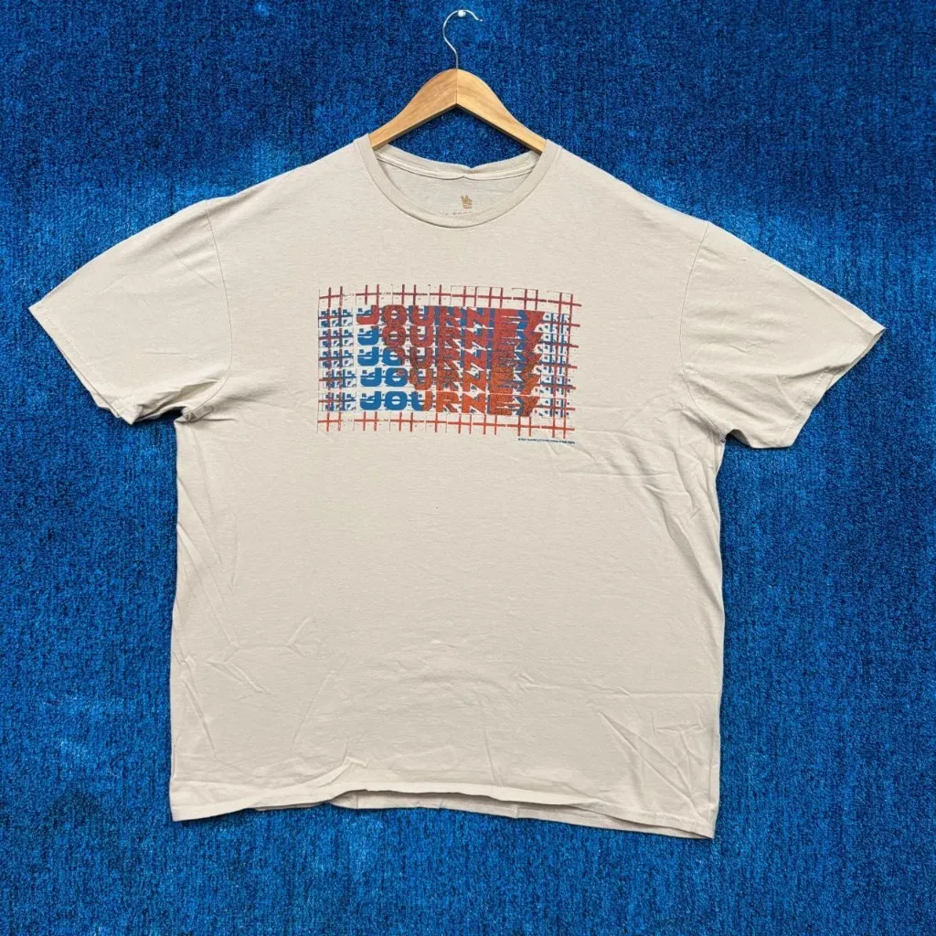 Journey Don't Stop Believin 1981 Rock Band T-Shirt Size XXL - Image 1