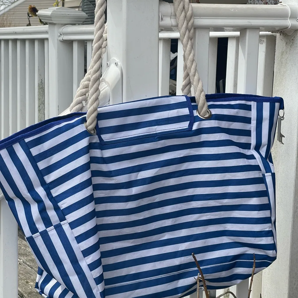SHYLERO Beach Bag and Pool Bag Blue - Image 2