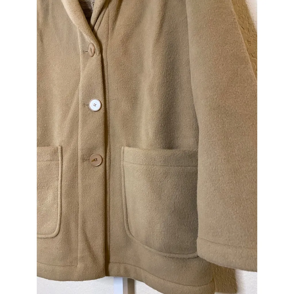 New Splendid‎ Annika Coat knit removeable collar Sz XS - Image 2