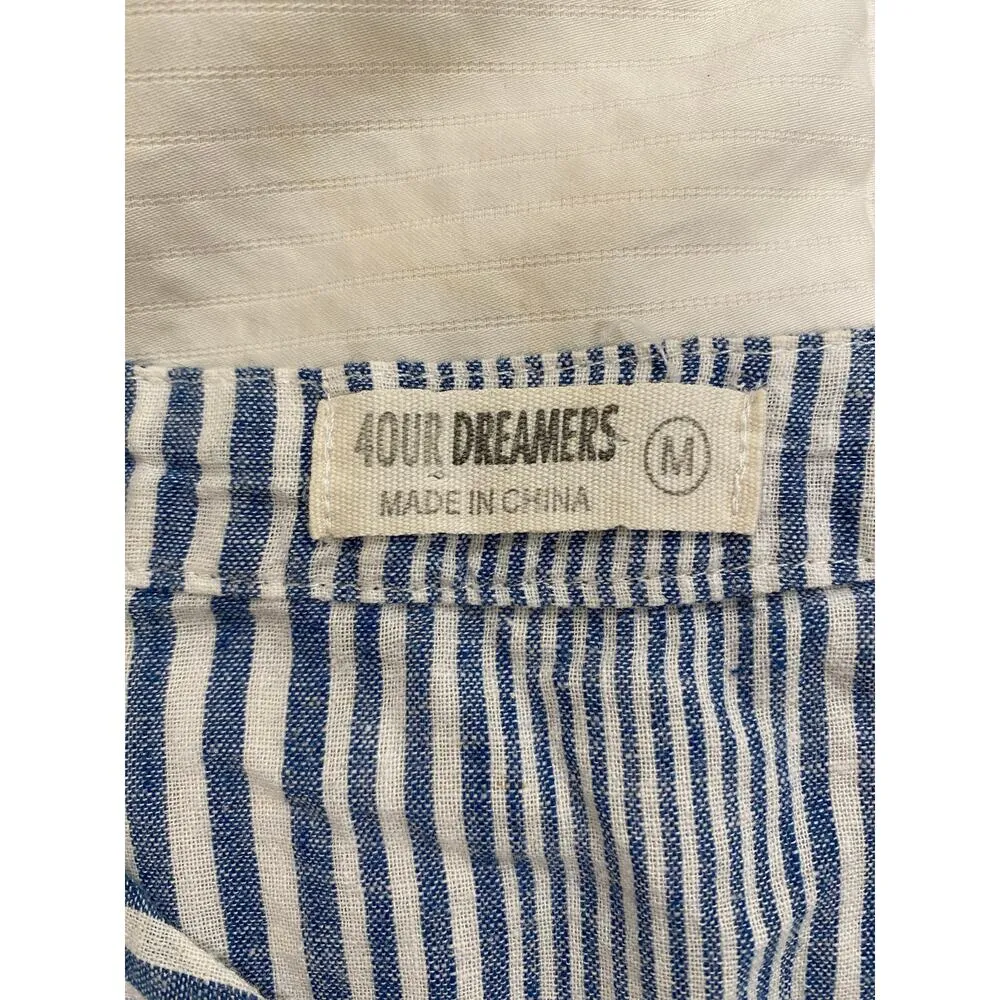 4OUR Dreamers Hi Low Hem Striped Tie - Image 7